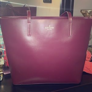 Selling my cranberry Kate Spade bag!